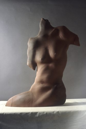 Lynette Reclining, 1989, ceramic