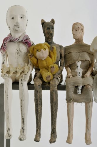 The Uncanny Playroom (detail), 2010, 
ceramic and mixed media