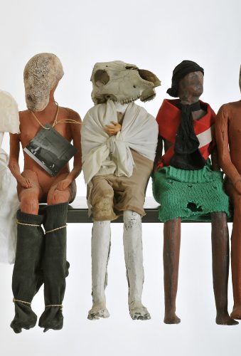 The Uncanny Playroom (detail), 2010, 
ceramic and mixed media