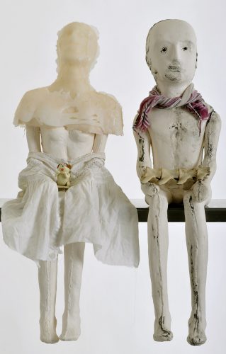 The Uncanny Playroom, detail, 2010, 
ceramic and mixed media